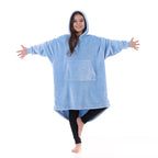 The Comfy Dream Jr | Oversized Light Microfiber Wearable Blanket, Seen On Shark Tank (Kids Sky Blue), Kids