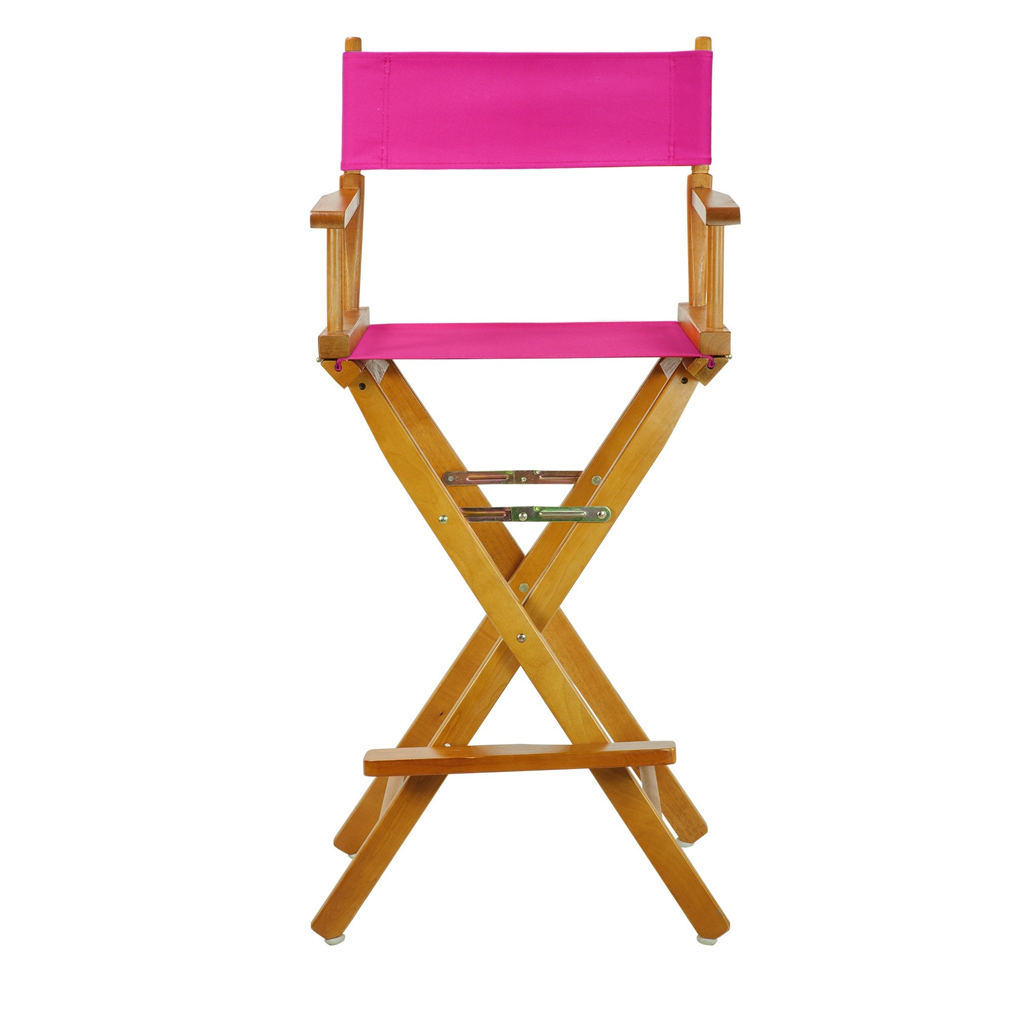 Casual Home 230-05/021-30 Director Chair 30&quot; - Bar Height Honey Oakframe/Magenta Canvas