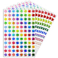 Yeachlaing 0.6 Inch Shiny Star Stickers,2016 Holographic Rainbow Small Star Stickers For Kids Reward, Behavior Chart, Student Pl