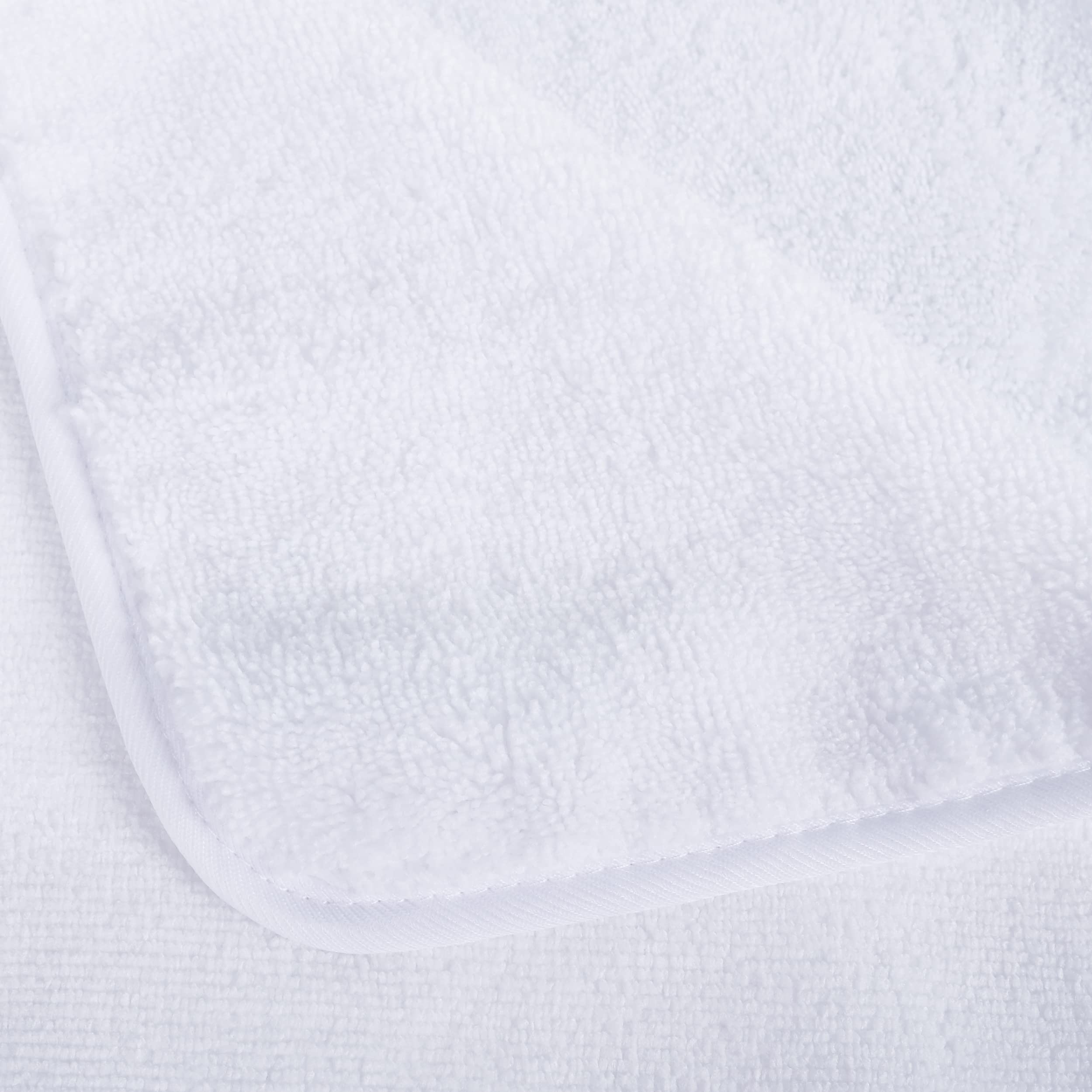Polyte Microfiber Quick Dry Lint Free Bath Towel, 57 X 30 In, Pack Of 4 (White)
