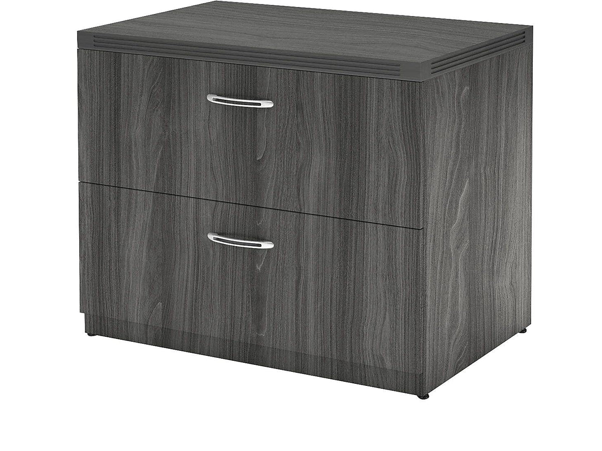 Safco Mayline AFLF36LGS Aberdeen File Cabinet, 36&quot;, Gray Steel Laminate