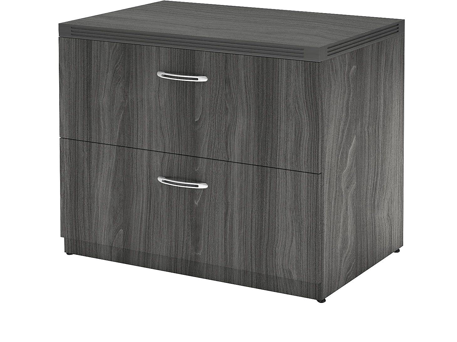 Safco Mayline AFLF36LGS Aberdeen File Cabinet, 36", Gray Steel Laminate
