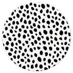 Boutilon Round Mouse Pad Non-Slip Rubber Base Mousepad With Stitched Edge Washable Small Mouse Mat 7.9 X 7.9 Inch For Computer,