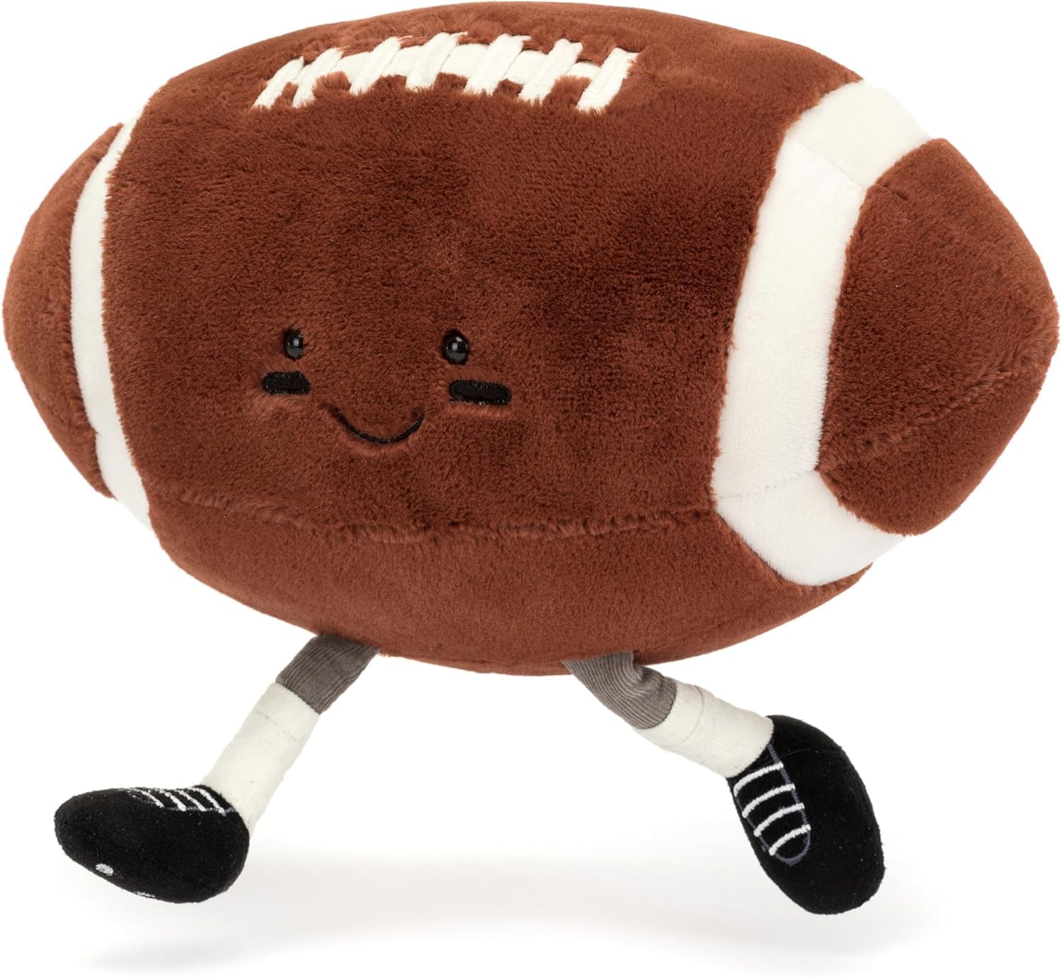 Xigui 7 Inch Rugby Stuffed Sports Balls Toy,With Feet Creative Football Doll Fun Cute Plush Doll Toy Plush Stuffed Spherical Sof