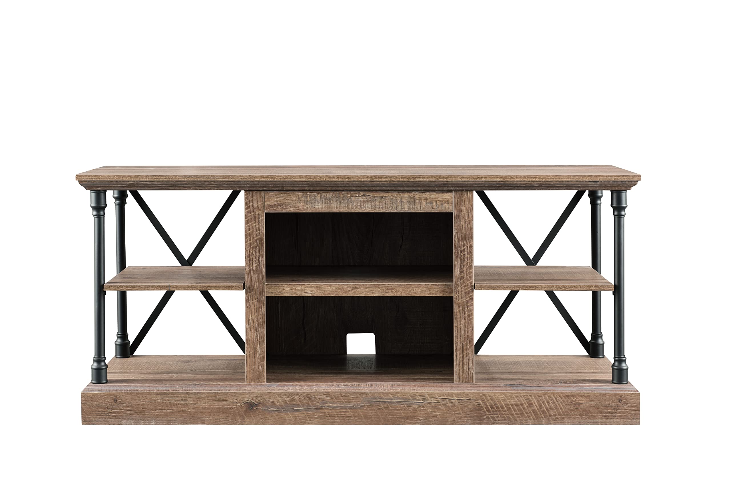 American Furniture Classics Contemporary Architecture Media Console, Birch Finish