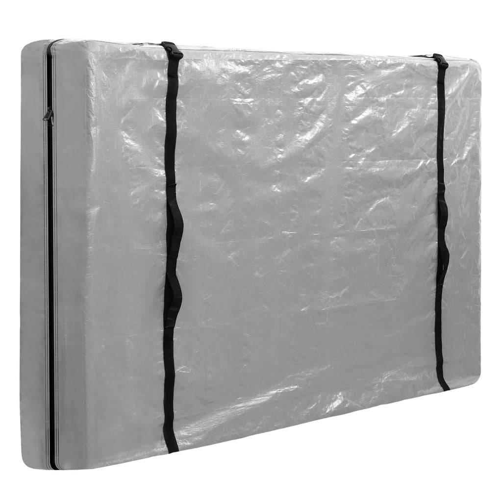 Ticonn Mattress Bags For Moving, Full Xl Mattress Cover For Moving, Heavy Duty, Full-Around Handle With Adjustable Buckles, Mattress Storage Bag & Moving Supplies (Gray, Full Xl)