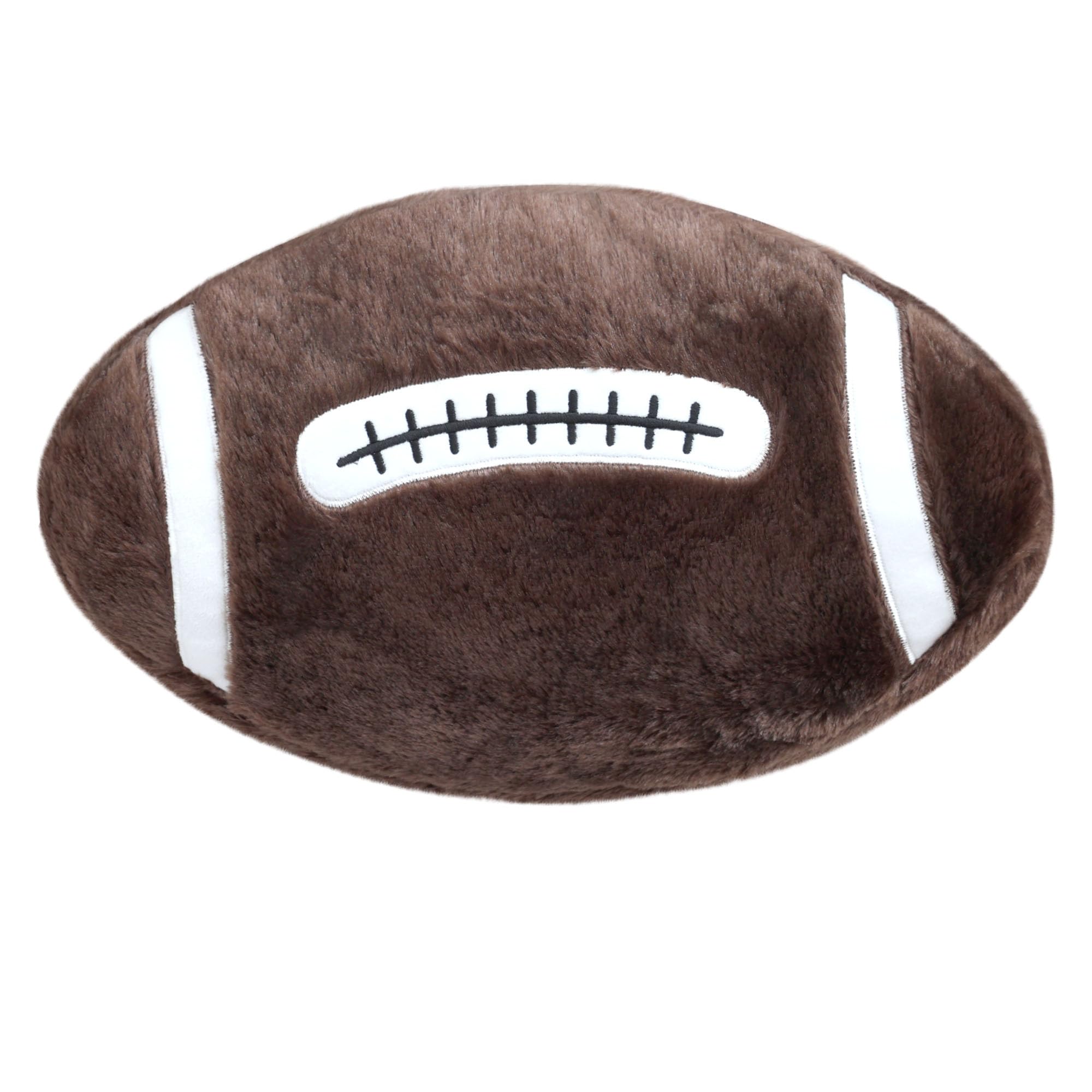 Choronmo Football Throw Pillow Fluffy Sport Stuffed Football Pillow Soft Durable Sports Toy Gift For Kids Room Decor Winter Styl
