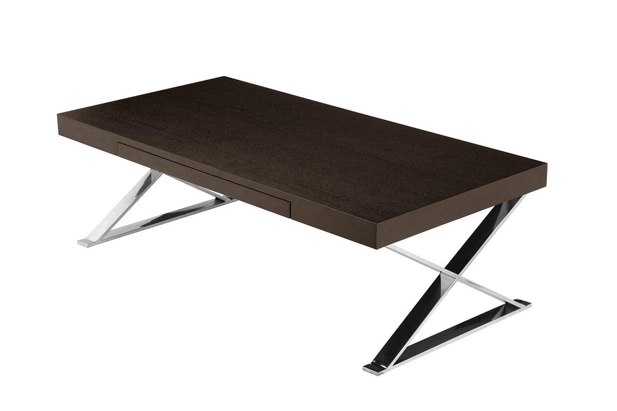 Pangea Home Alexa Coffee Table, Espresso