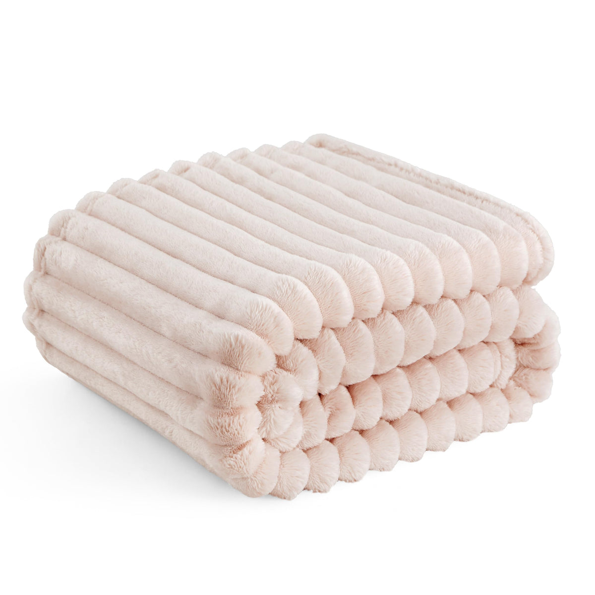 Bedsure Crystal Pink Fleece Blanket For Couch - Super Soft Cozy Twin Blankets For Women, Cute Small Blanket For Girls, 60X80 Inc