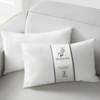 Phantoscope Pillow Inserts, 100% Virgin Fiber Hypoallergenic Polyester Throw Pillow Inserts, Square Pillows For Couch, Sofa, Bed, 12X20 Inch (Pack Of 2)