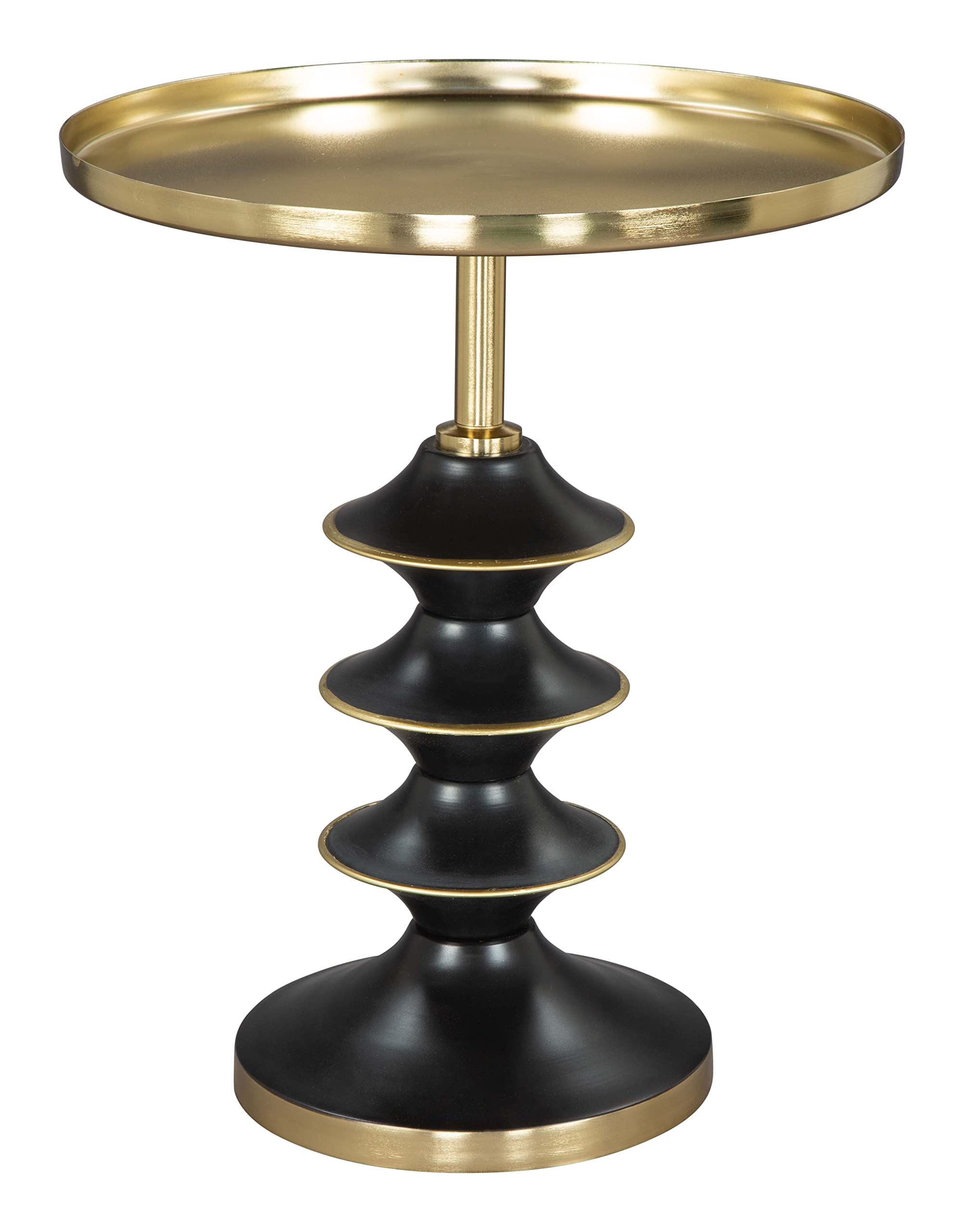 Zuo Donahue Side Table Gold & Black