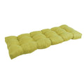 Blazing Needles Microsuede Tufted Bench Cushion, 51 x 19, Mojito Lime 1 Count