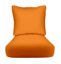 Rsh Decor: Deep Seating Cushion With Pillow Back | 24    X 27    Seat | All-Weather Spun Fabric | Water And Fade-Resistant | Out
