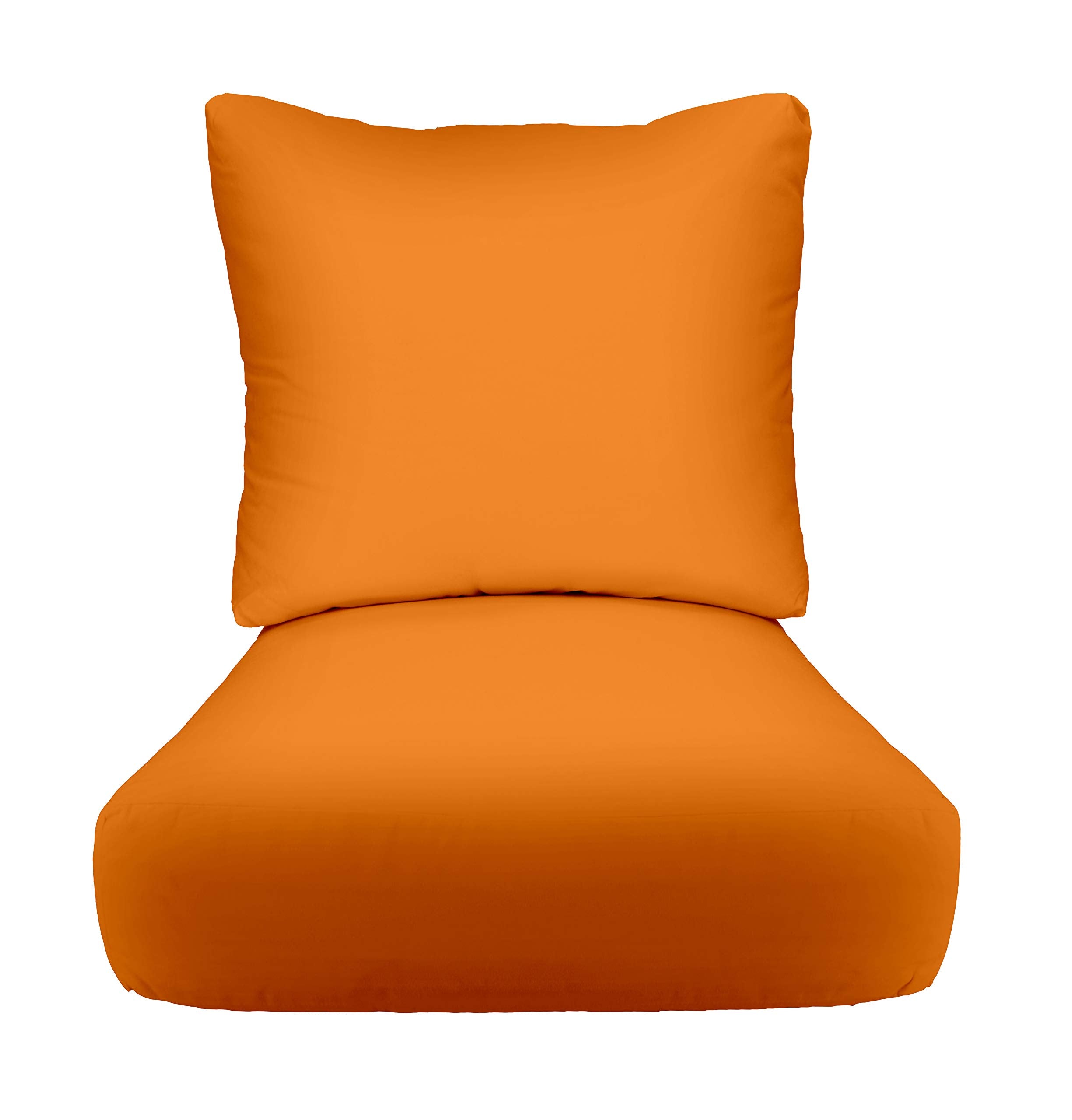 Rsh Decor: Deep Seating Cushion With Pillow Back | 24    X 27    Seat | All-Weather Spun Fabric | Water And Fade-Resistant | Out