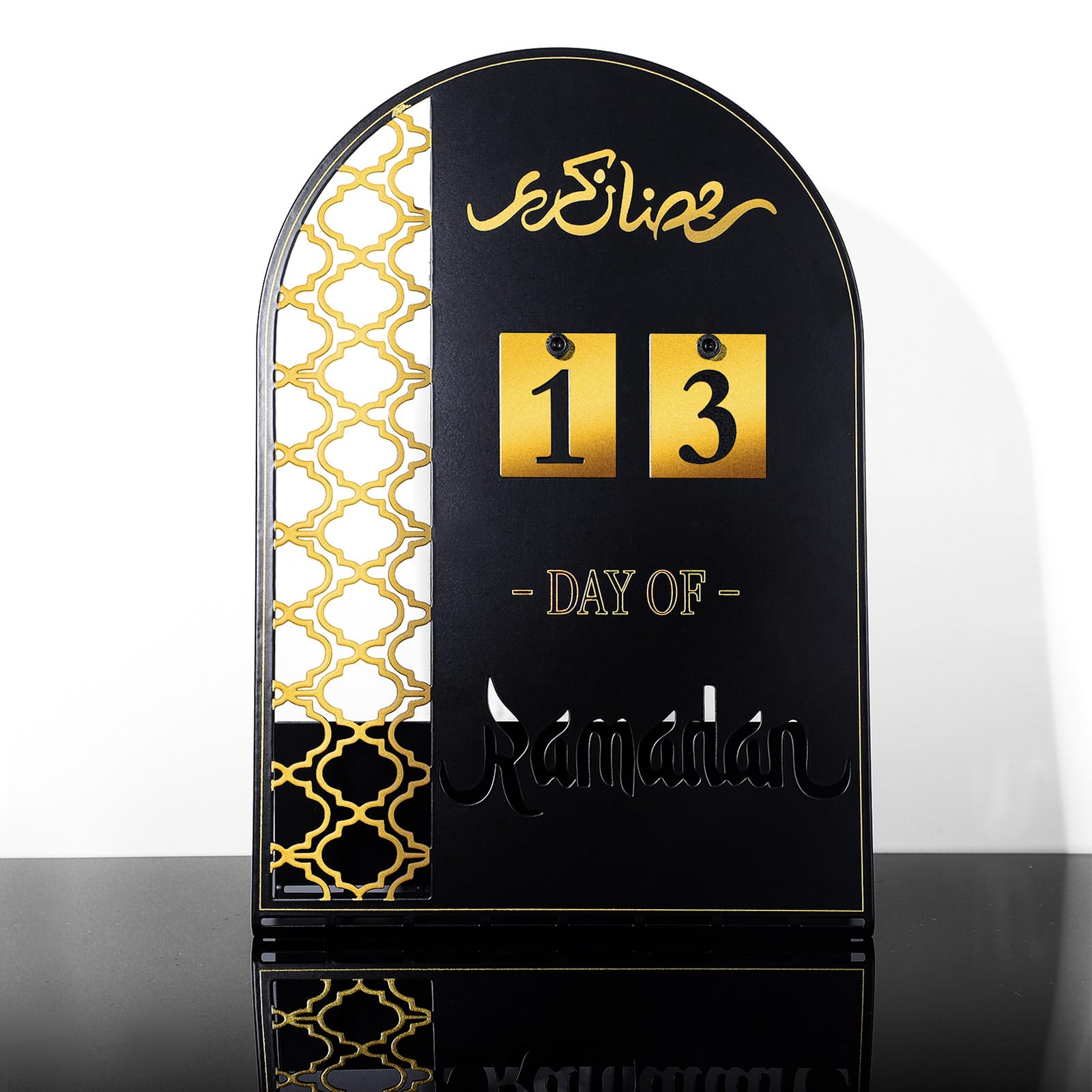 Chiisong Metal Ramadan Calendar Til Eid Decorations for Home 30 Days Ramadan Mubarak Countdown Calendar Eid Al Fitr Good Deeds M