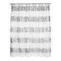 Popular Bath Sinatra Bathroom Shower Curtain Luxury Glamorous Fabric Shower Curtain Modern Shower Curtain Unique Design Bling Wh