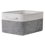 TheWarmHome Organization and Storage Basket for Shelves - 1 Pack 14x10x6.7 inch Collapsible Storage Bins, Fabric Storage Cubes f