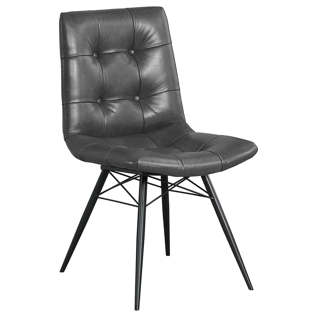 Coaster Home Furnishings Aiken Tufted Dining Chairs Charcoal (Set of 4)