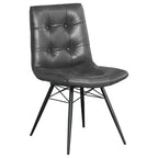 Coaster Home Furnishings Aiken Tufted Dining Chairs Charcoal (Set of 4)