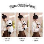 Sqeqe Weighted Panda Plush, Weighted Panda Stuffed Animal For Anxiety, Cute Panda Plushies Soft Panda Bear Pillow Toy Gift For K