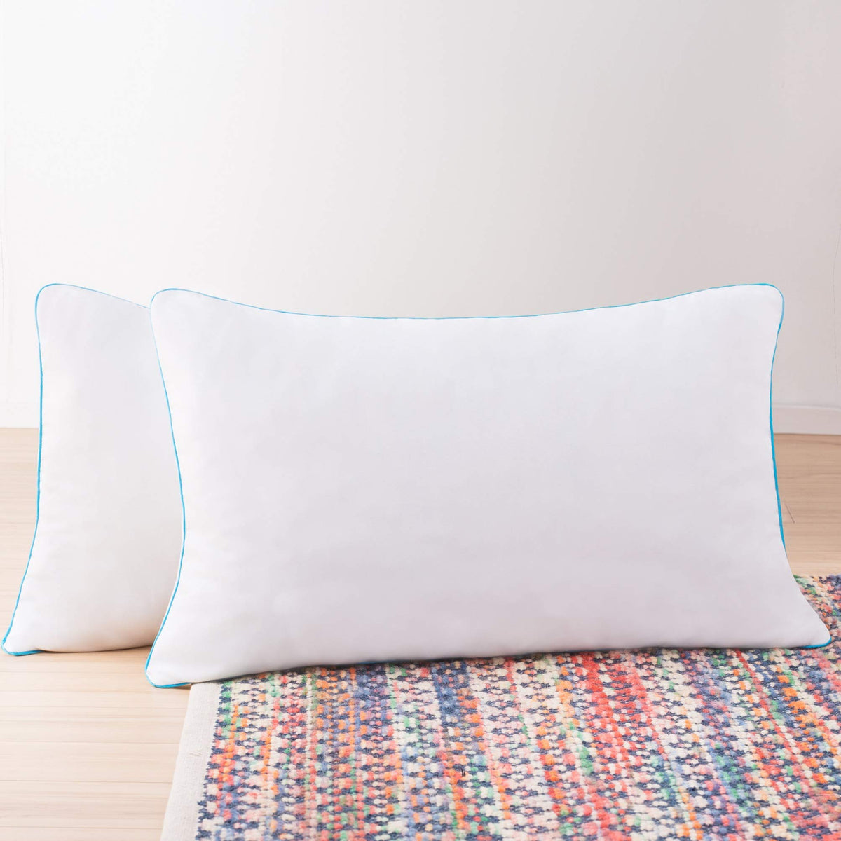 Linenspa Bed Pillow] [King] Size Set Of 2 - Shredded Memory Foam For Sleeping - Stomach/ Side And Back Sleeper 2 Pack