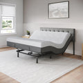 Celestial Sleep Aurora Adjustable Bed Base (Frame) + 12 inch Gel Memory Foam Mattress (Medium Soft), Easy Assembly, Head and Foo