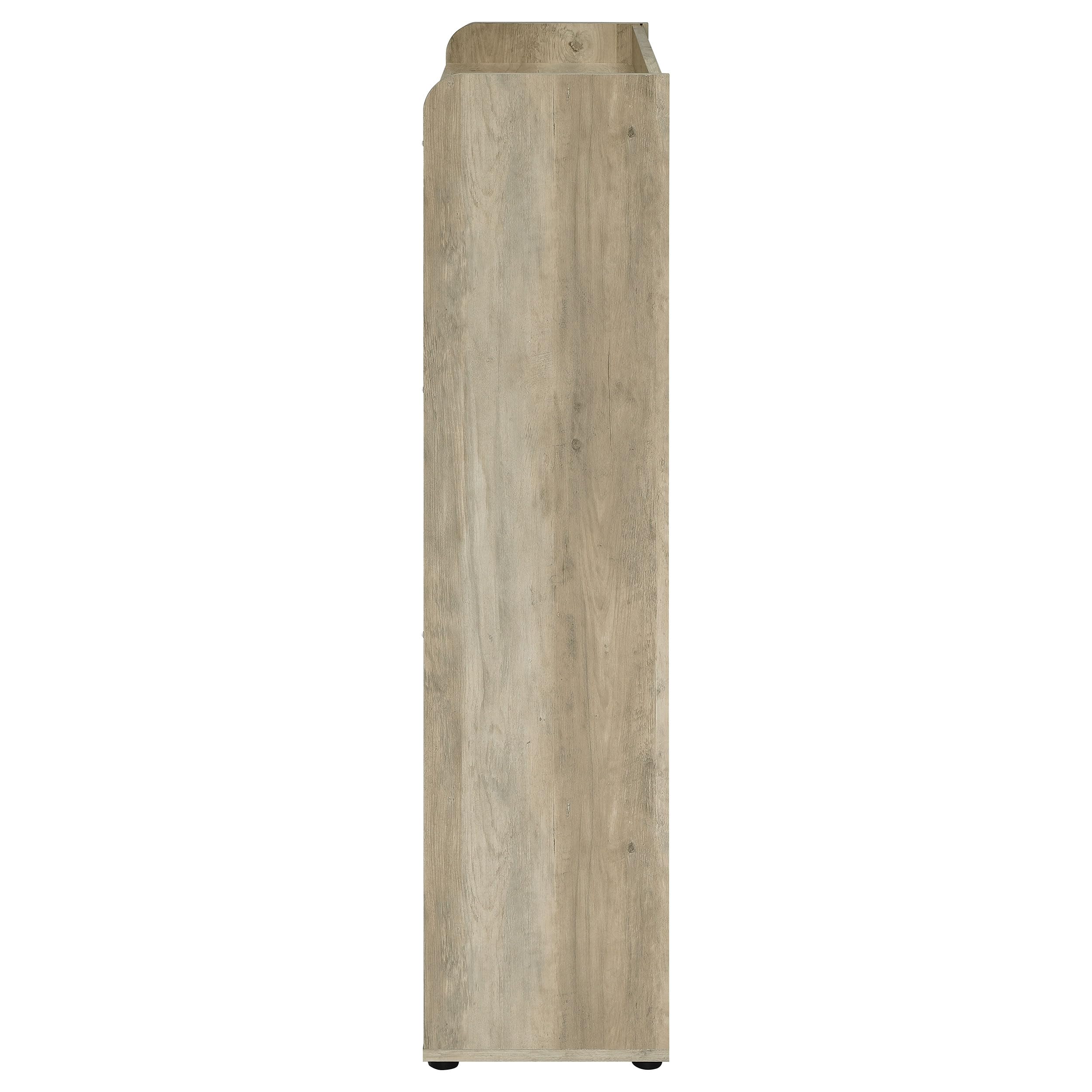 Coaster Home Furnishings Denia 3-Tier Shoe Storage Cabinet Antique Pine and White