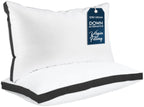 Utopia Bedding Bed Pillows For Sleeping King Size (Black), Set Of 2, Cooling Hotel Quality, Gusseted Pillow For Back, Stomach Or