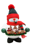 Alexander Taron Importer 1-461 Christian Ulbricht Incense Burner - Snowy With Gingerbread - 7" H X 5.5" W X 5" D, Brown