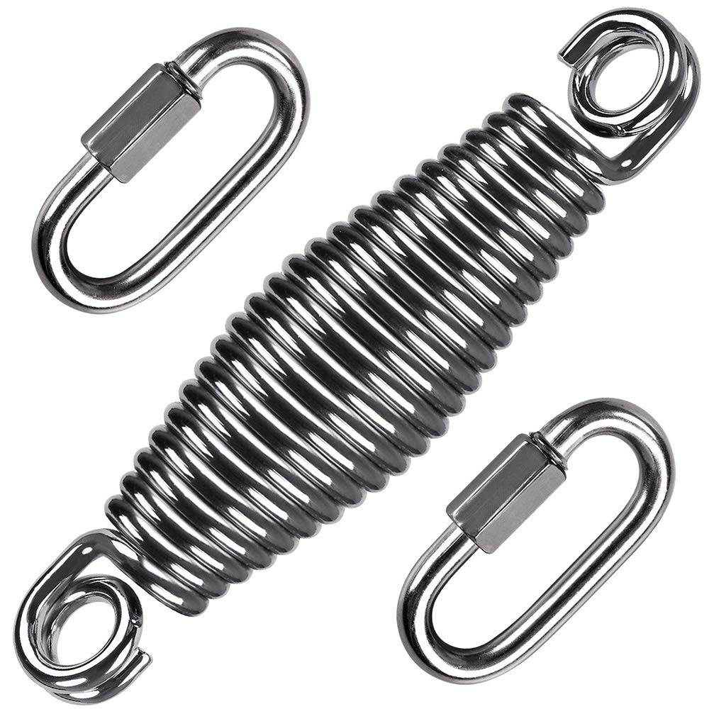 SELEWARE Heavy Duty Swing Spring for Hammock Chair, Porch Swing, Hammock Stands, Heavy Bag Mount, Innovative Conical Shape & Dou