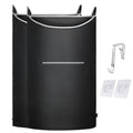 KINGSUSLAY XL Hanging Laundry Hamper, 2PC-Black, Over Door/Wall Mount, Large Capacity, Modern Design, Durable, Waterproof