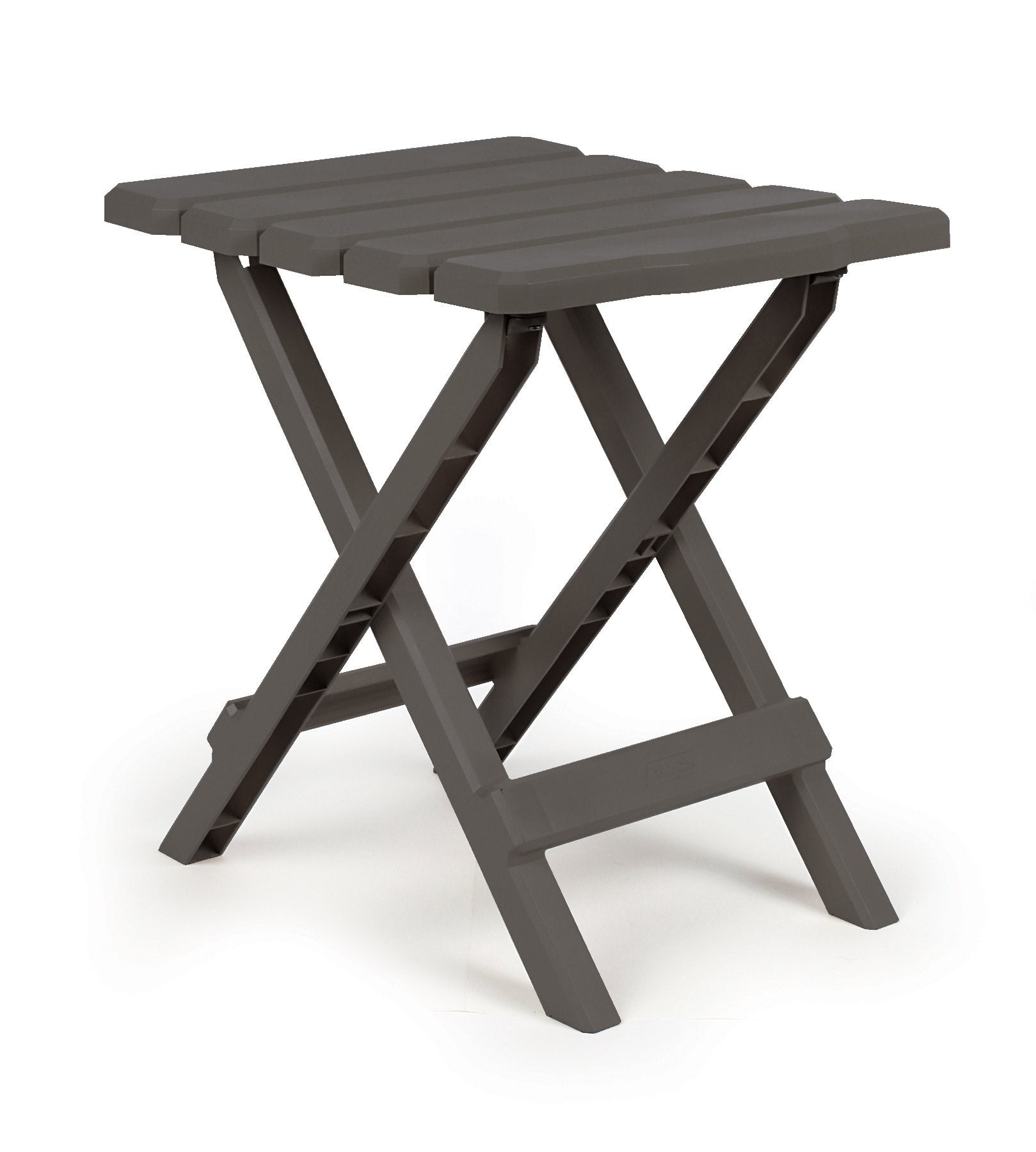 Camco 51881 Adirondack Portable Outdoor Folding Side Table, Perfect For The Beach, Camping, Picnics, Cookouts & More, Weatherpro