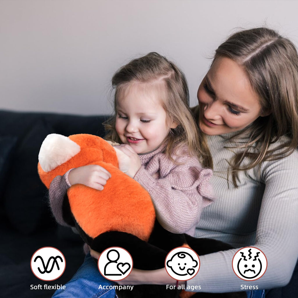 Niuniudaddy Red Panda Weighted Stuffed Animals For Anxiety, 3.3Lb Weighted Plush Red Panda Toys For Adult Kid Girl, Giant Stuffe