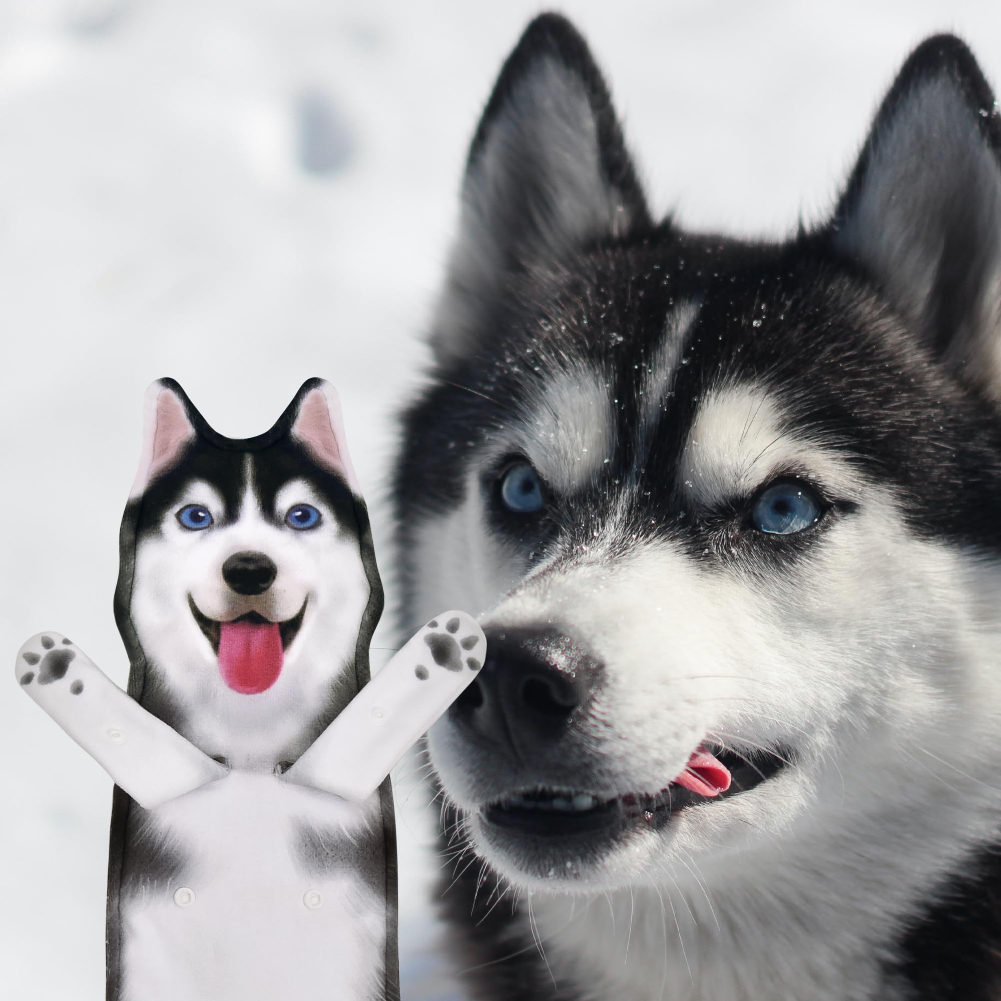 Agrimony Funny Husky Dog Hand Towels For Kitchen Bathroom - Dog Mom Gifts For Women Dog Dad Gifts For Men- Mothers Fathers Days