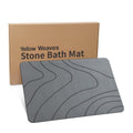 Yellow Weaves Stone Rectangular Bath Mat, Diatomaceous Earth Shower Mat, NonSlip Super Absorbent Quick Drying Bathroom, Kitchen