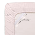 King Size Bed Sheets - 6 Piece 1500 Supreme Collection Fine Brushed Microfiber Deep Pocket King Sheet Set Bedding - 2 Extra Pillow Cases, Great Value, King, Pale Pink