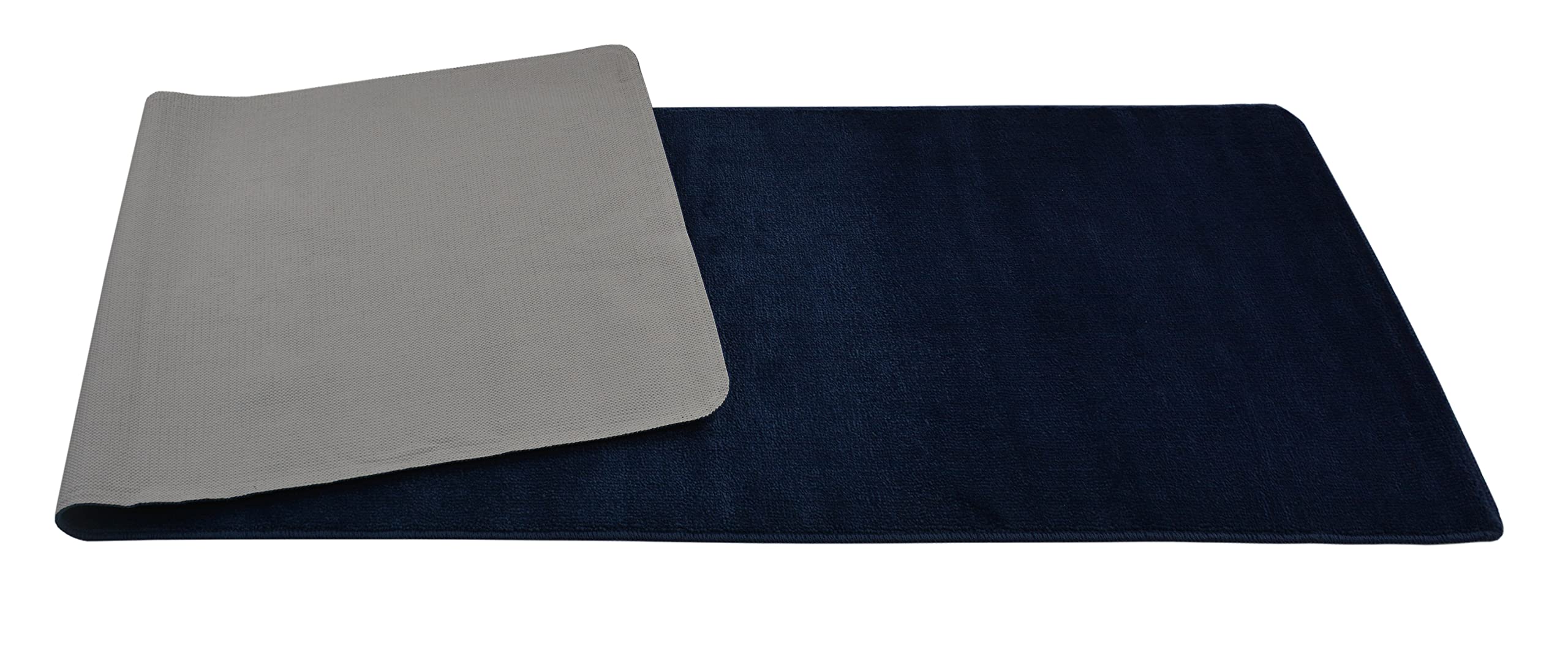 Rugstylesonline Comfy Solid Color Runner Area Rug 26 Inch Wide X Your Choice Length In 3 Color Options Slip Skid Resistant Rubbe