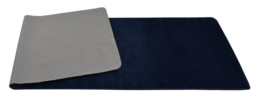 Rugstylesonline Comfy Solid Color Runner Area Rug 26 Inch Wide X Your Choice Length In 3 Color Options Slip Skid Resistant Rubbe