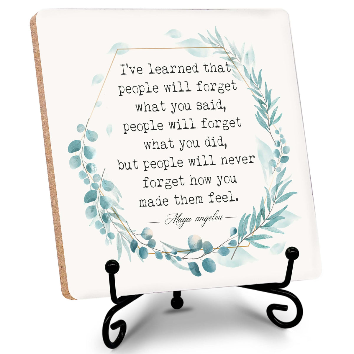 Home D  cor Accents, Maya Angelou Inspirational Quotes, Thanksgiving, Back-to-school Season, Birthday Gifts, Office, Dorm, Desk 