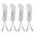 Yardwe Chair Replacement Cord 4pcs Replacement Cord for Anti Gravity Chair White Repair Cord for Recliners Chair Replacement Lac