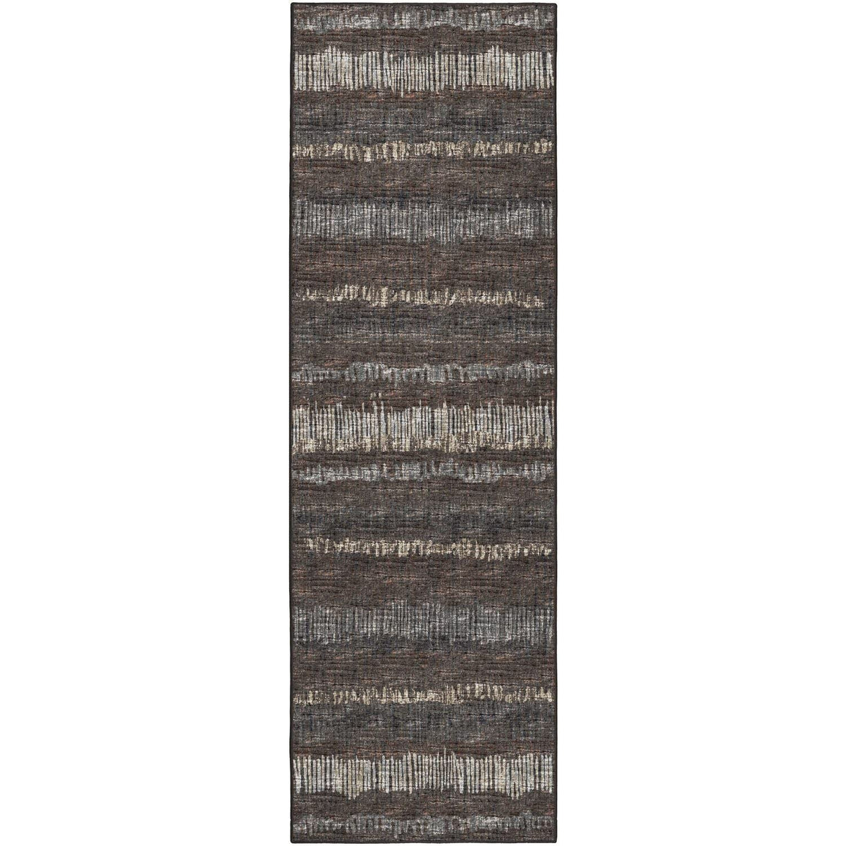 Winslow Wl4 Brown Transitional Rug Runner 2' 6&quot; X 8'