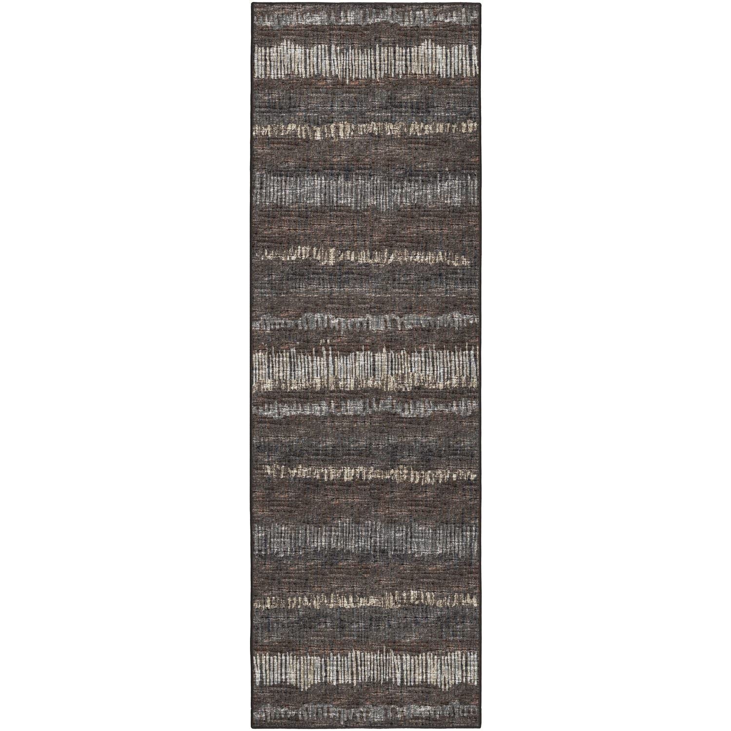 Winslow Wl4 Brown Transitional Rug Runner 2' 6" X 12'