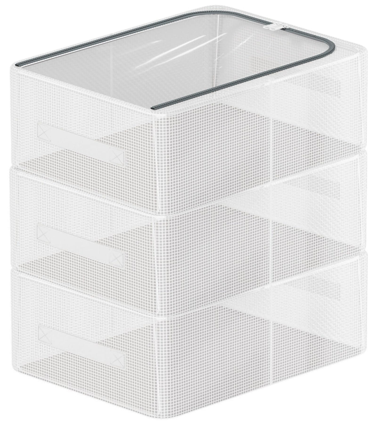 3 Pack Clear Shoe Closet Organizer for Boots Sneaker, 15.8 x 11.8 x 6