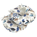 Lvtxiii Outdoor Fluffy Bistro Chair Cushions Patio 15-Inch Round Seat Cushions All Weather Chair Pads With Ties For Home Office