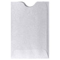 Credit Card Sleeve (2 3/8 X 3 1/2) - Silver Metallic (50 Qty.) | Perfect For The Holidays, Gift Cards, Credit Cards, Debit Cards