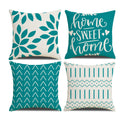 Homefeelzydys Throw Pillow Covers 18X18 Inch,Pillow Covers 18X18,Squar Pillow Covers Set Of 4 Boho Modern Farmhouse Neutral Deco