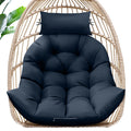Magic Elephant Egg Chair Cushion, Memory Foam Hanging Egg Chair Cushion Replacement, Indoor Outdoor Hammock Basket Swing Cushion