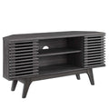 Modway Render Mid-Century Modern Low Profile 46&Quot; Corner Media Tv Stand In Charcoal