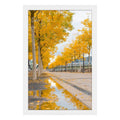 Golden State Art, 16x24 White Picture Frame Made of Solid Wood Picture Frame And Tempered Glass - Horizontal and Vertical for Wa