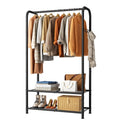 SINGAYE Clothing Racks For Hanging Clothes Rack Portable Closet Garment Coat Rack With Shelves Heavy Duty Hanger Stand Wardrobe 